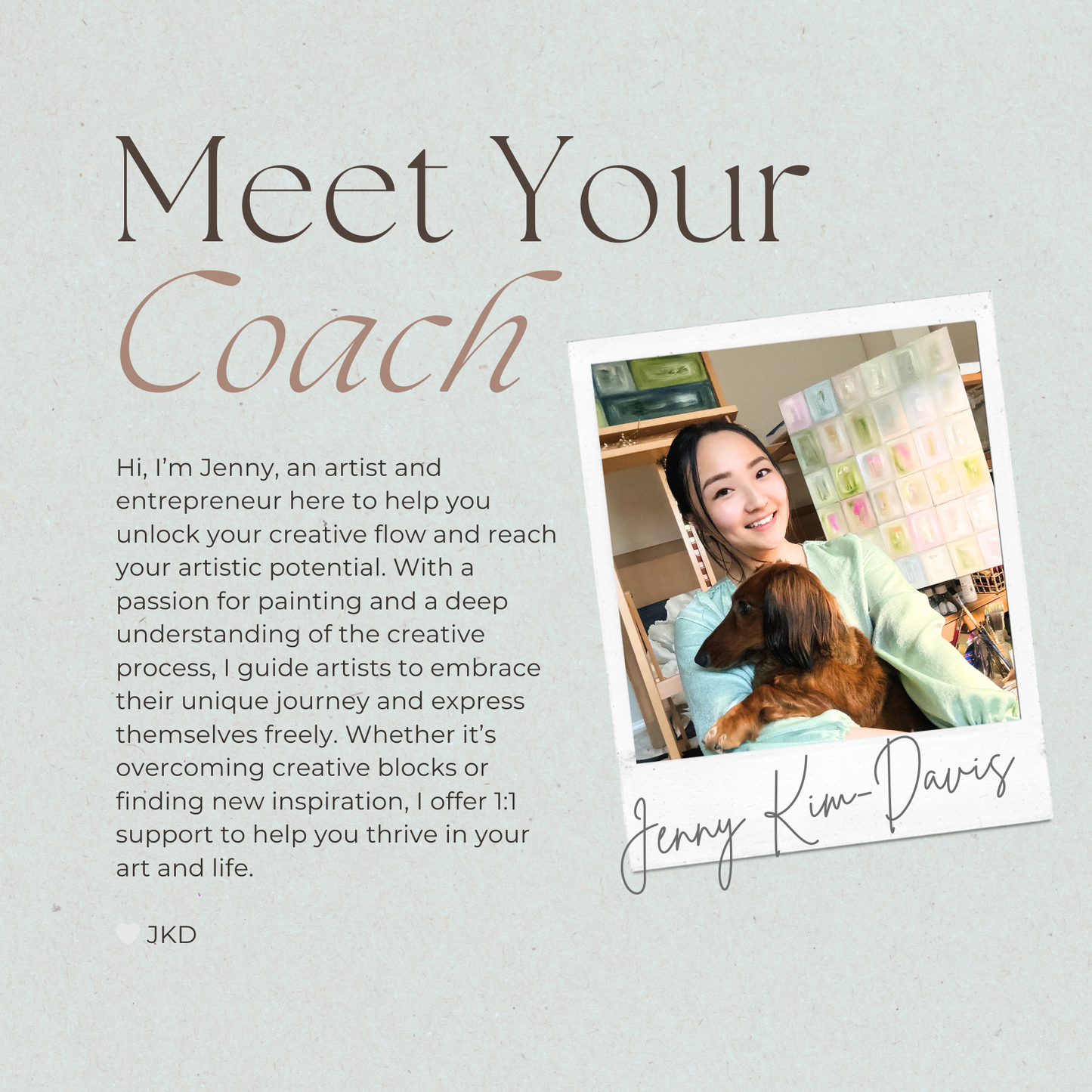 Artist JKD’s 1:1 Creative Sessions 🎨