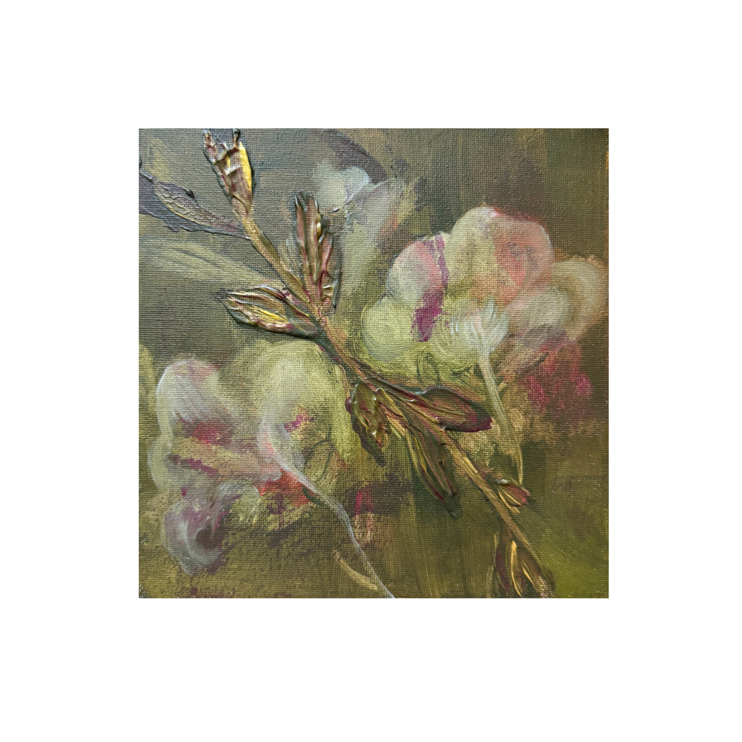 8x8" Flower Study - Original Painting