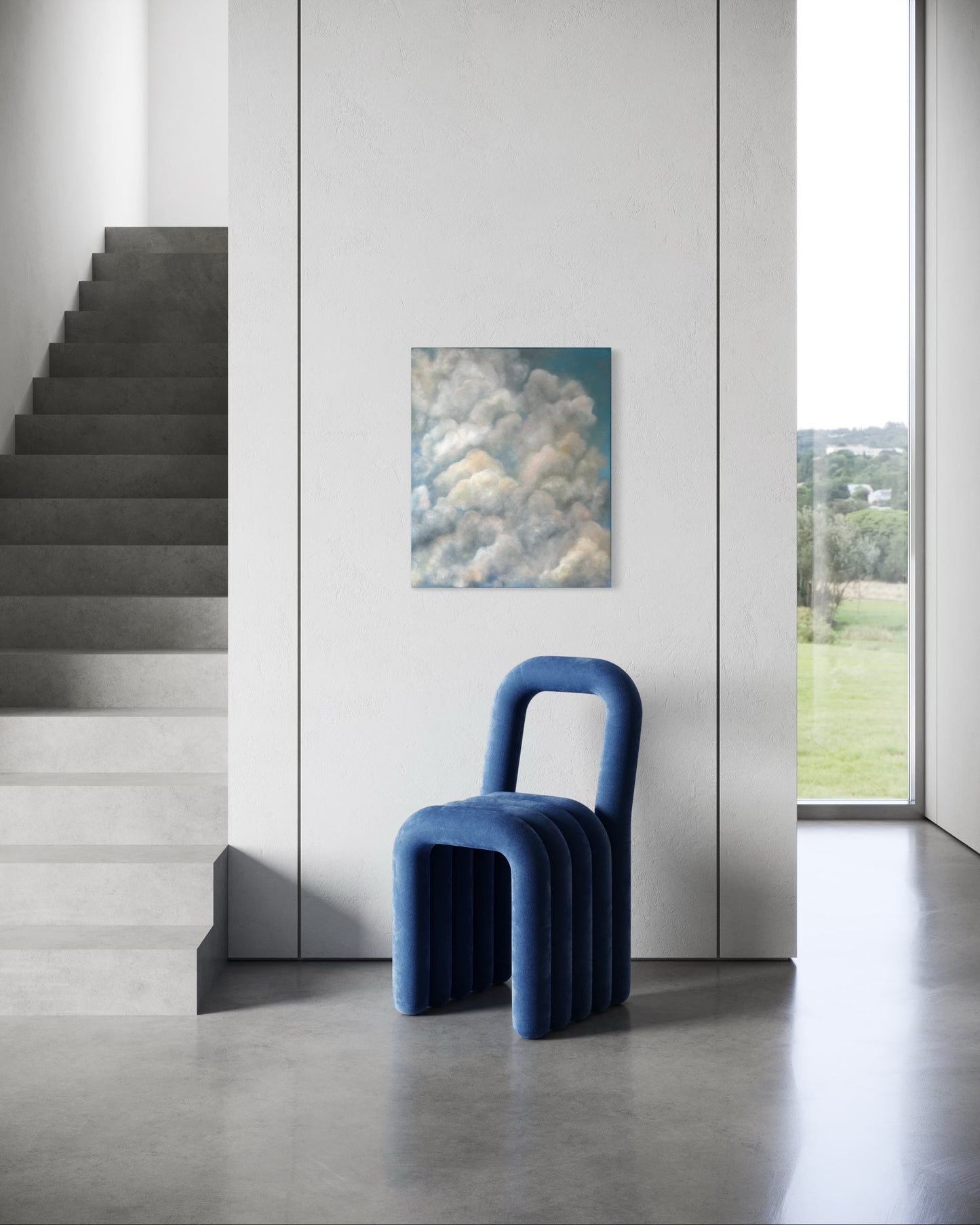 Cotton Candy Clouds, 20x24" - Original Painting