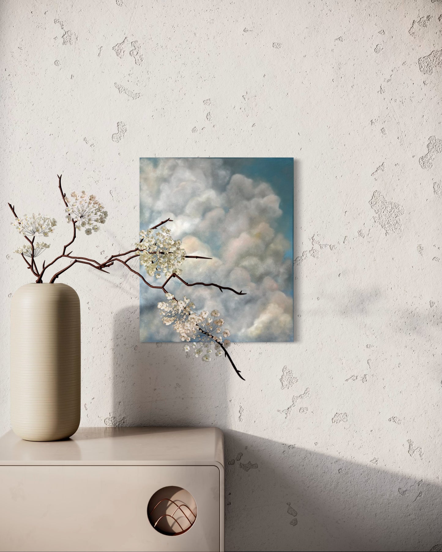 Cotton Candy Clouds, 20x24" - Original Painting