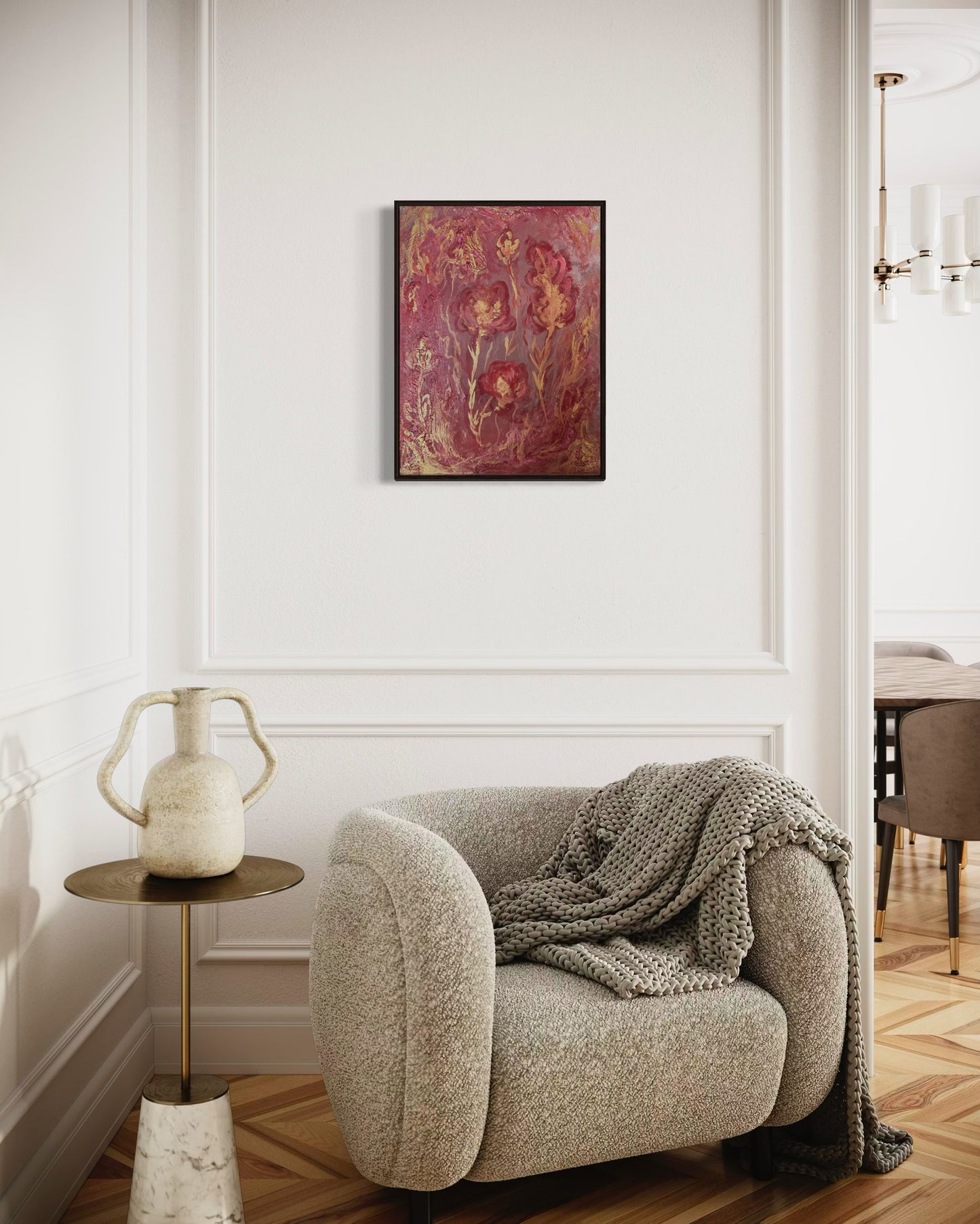 Fire & Bloom, 18x24" -  Original Painting