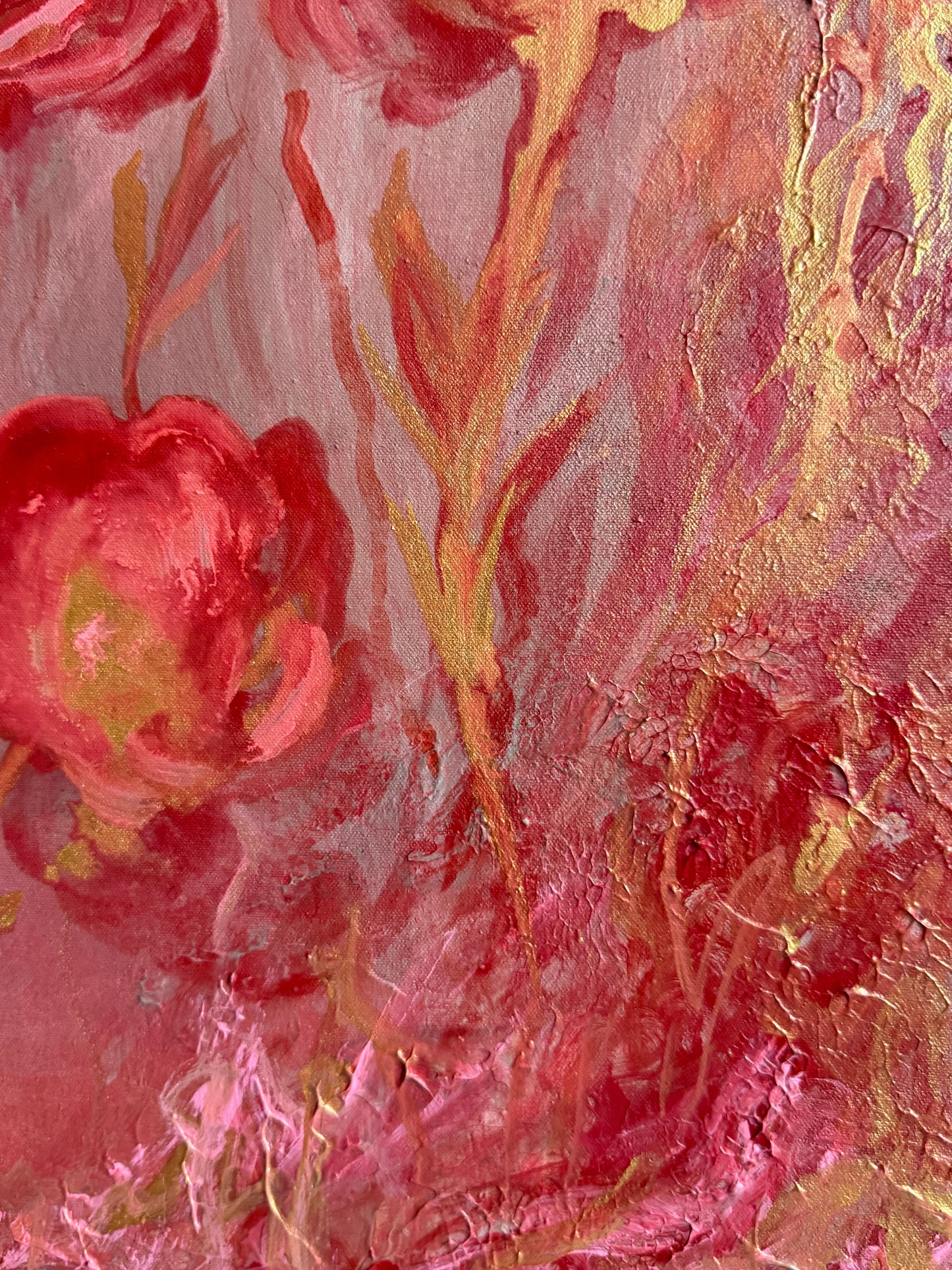 Fire & Bloom, 18x24" -  Original Painting