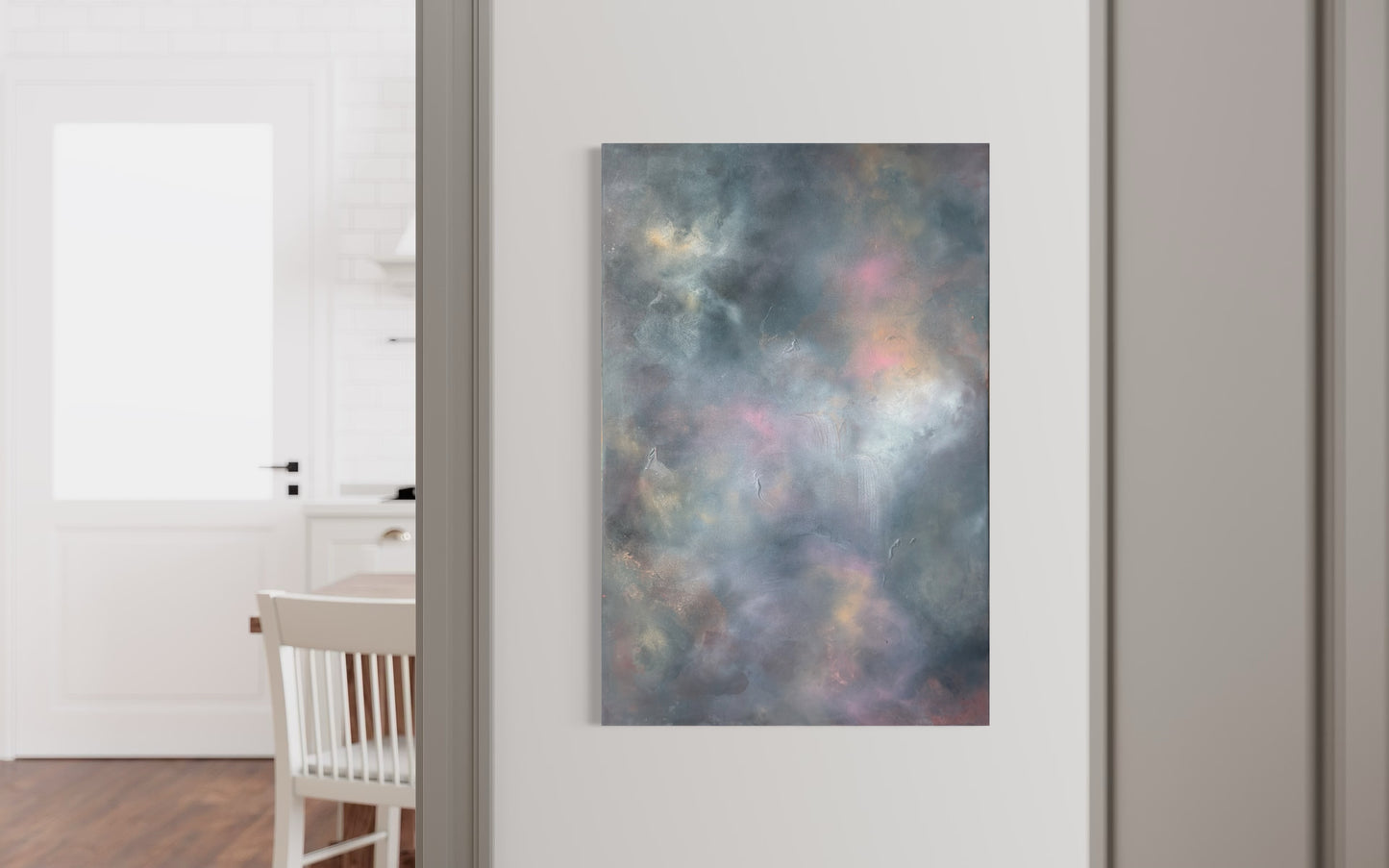 Fireworks With Angels, 20x30" - Original Painting