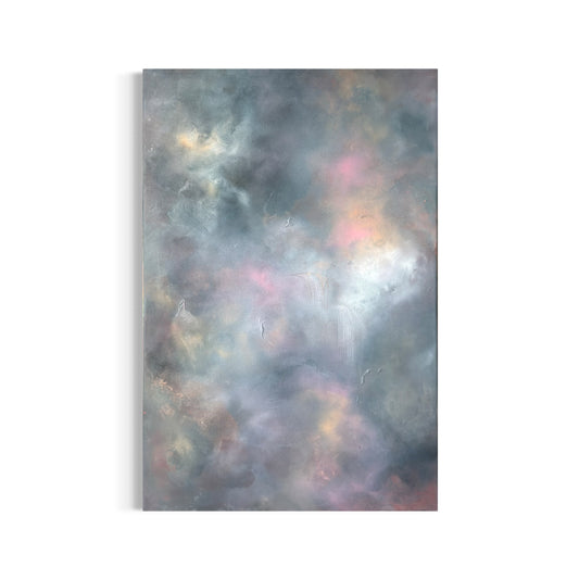 Fireworks With Angels, 20x30" -  Original Painting