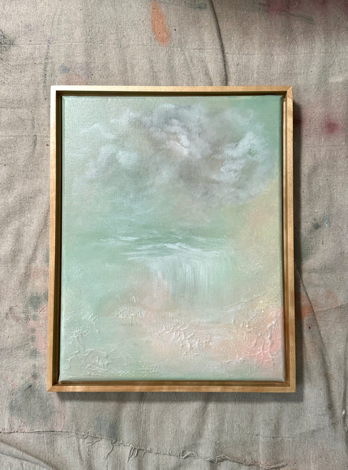 Soft Storm, 2024, 11x14" - Framed Original